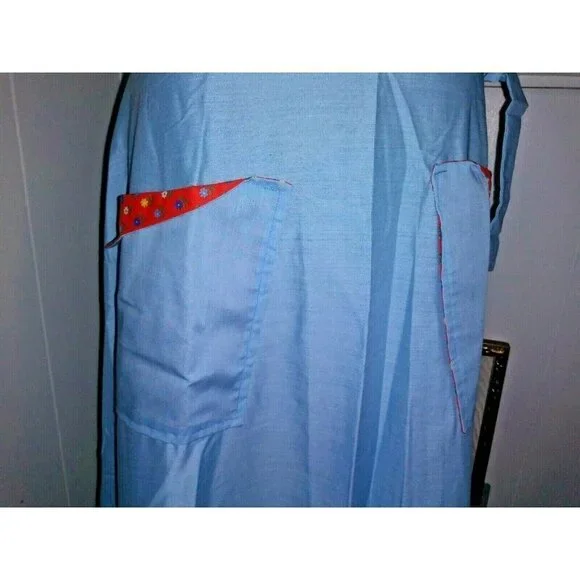 Womens Skirt Boho Peasant Wrap Sz S/M Hand Made Maxi Butterfly patchwork pockets - Picture 5 of 5